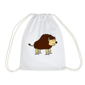 bison - Sac de sport léger - blanc - Devant