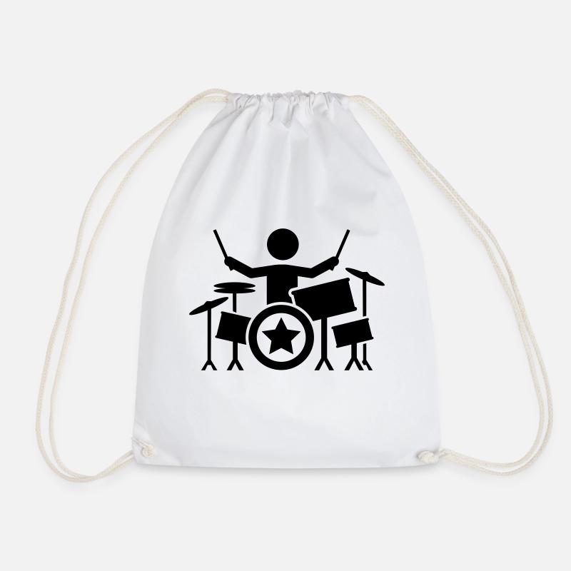 drummer_wo1 - Turnbeutel - Weiß