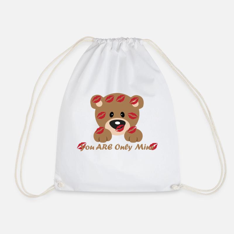 Teddy Süsses Teddybär Bär Geschenk Liebe - Turnbeutel - Weiß