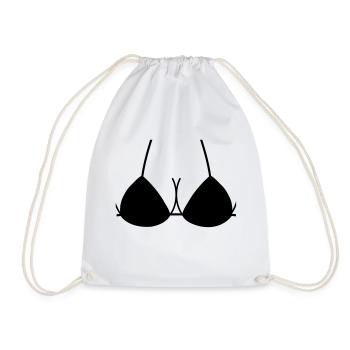 bikini_f1 - Turnbeutel - Weiß - Vorne
