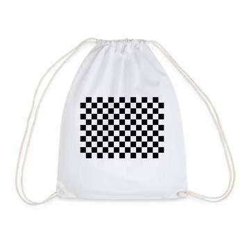 Damier - Sac de sport léger - blanc - Devant