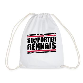 Supporter Rennais vintage - Sac de sport léger - blanc - Devant