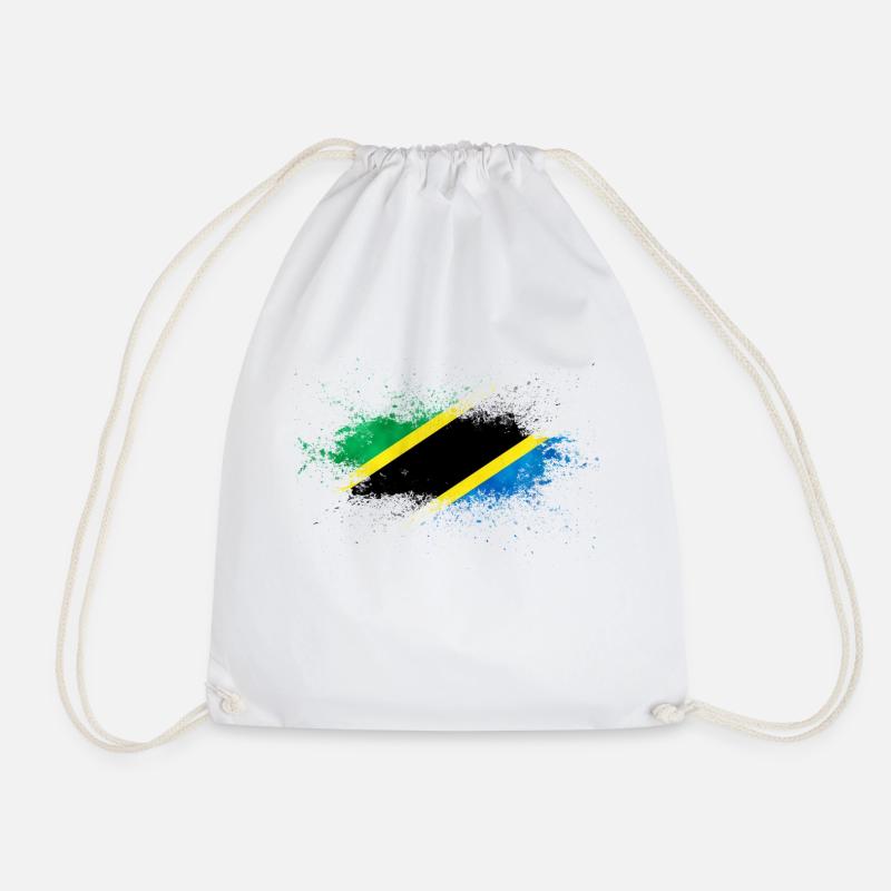 Tanzania - Turnbeutel - Weiß