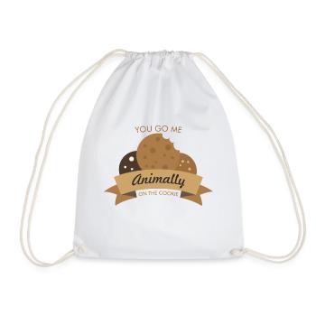 You go me on the cookie - Drawstring Bag - white - Front