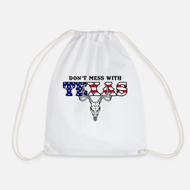 Leg dich nicht mit Texas an - Turnbeutel - Weiß