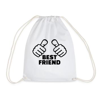 Best Friend - Sac de sport léger - blanc - Devant