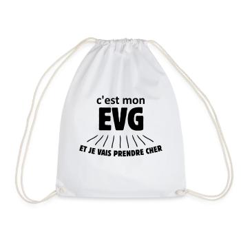 C'est mon EVG - Sac de sport léger - blanc - Devant