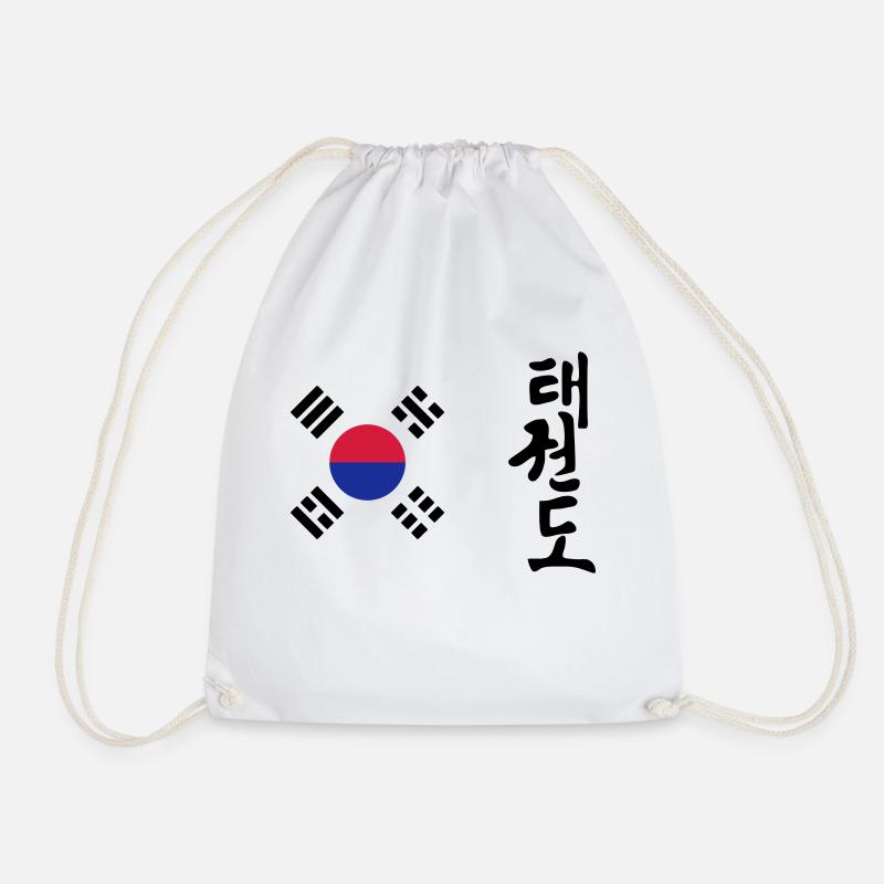 Taekwondo Taekwondoin Tae-Kwon-Do Tae Kwon Do - Turnbeutel - Weiß