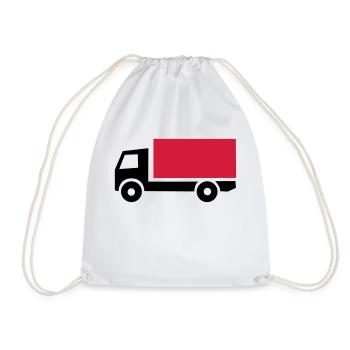 lkw_02 - Drawstring Bag - white - Front