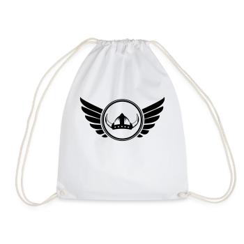 wikinger_wappen_01 - Drawstring Bag - white - Front