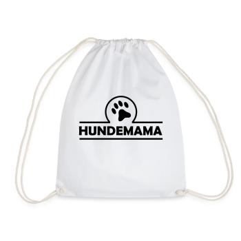 hundemama - Turnbeutel - Weiß - Vorne