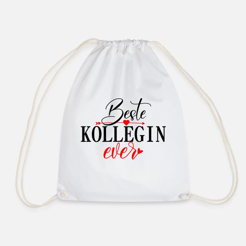 Beste Kollegin Ever - Turnbeutel - Weiß
