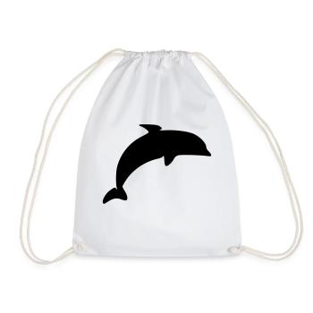 Dolphin - Turnbeutel - Weiß - Vorne
