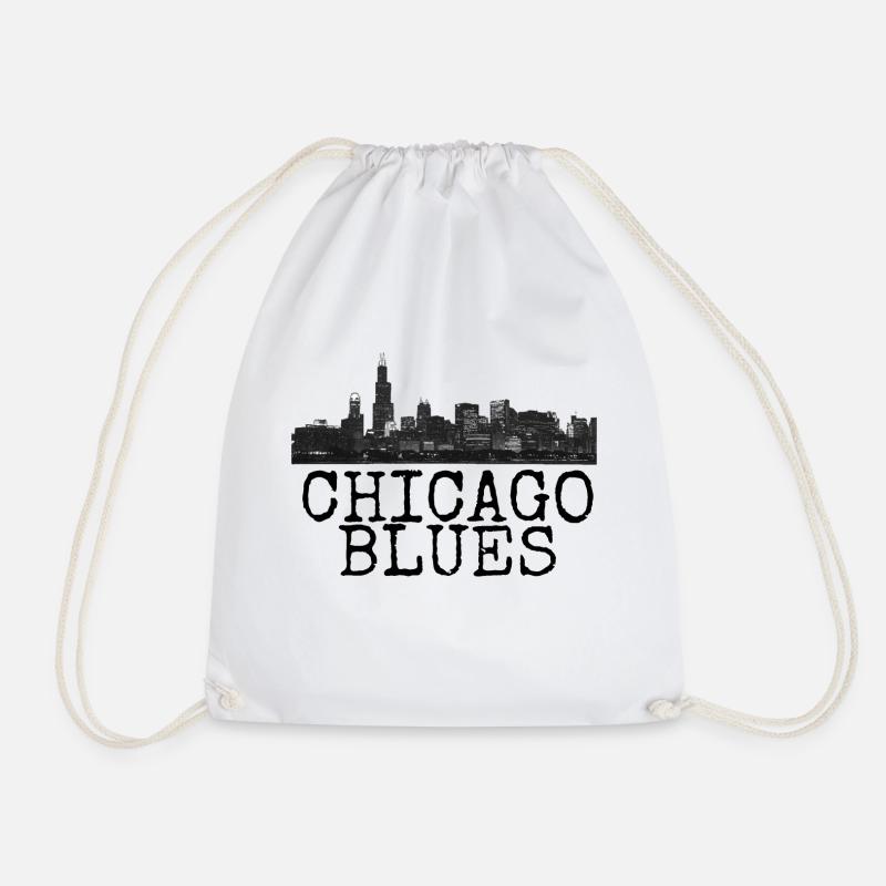 chicago blues - Turnbeutel - Weiß