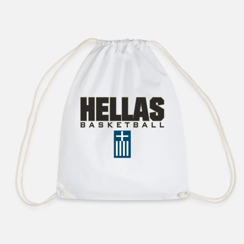 HELLAS Basketball 2 - Turnbeutel - Weiß