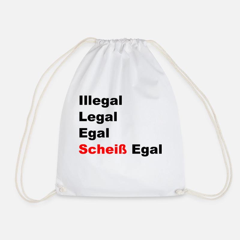 Scheiß Egal - Turnbeutel - Weiß