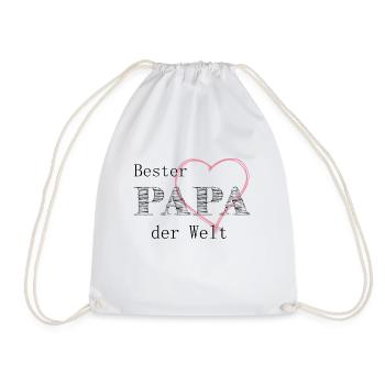 Bester Papa - Turnbeutel - Weiß - Vorne