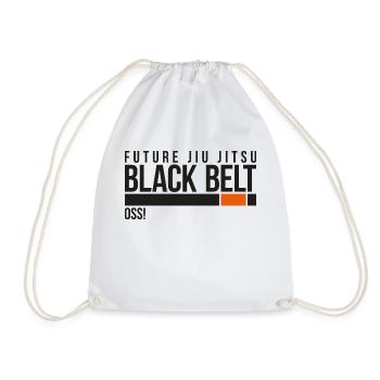 Futur JIu-JItsu Ceinture Noire OSS! - Sac de sport léger - blanc - Devant