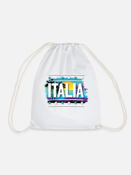 Italia - Turnbeutel - Weiß