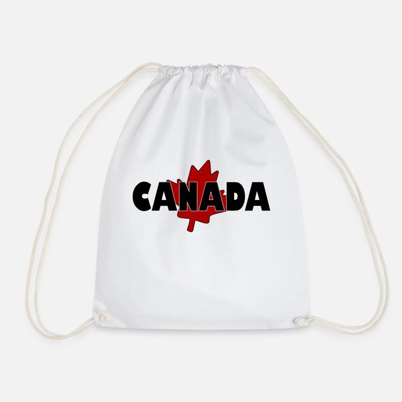 Kanada erable leaf - Turnbeutel - Weiß