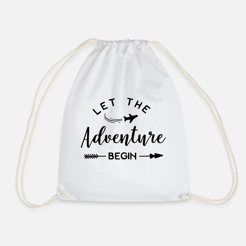 Let the adventure begin - Turnbeutel - Weiß