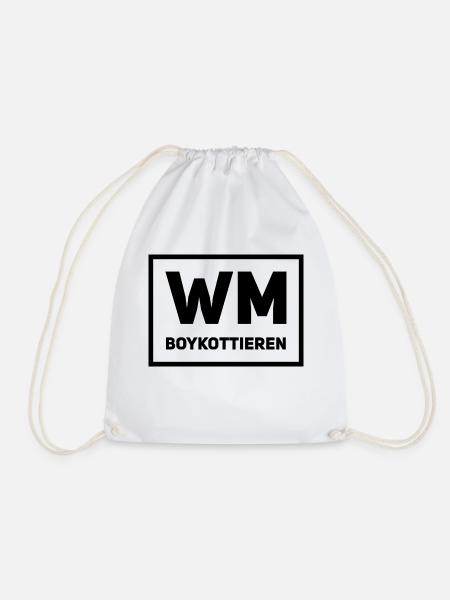 WM Katar - Turnbeutel - Weiß