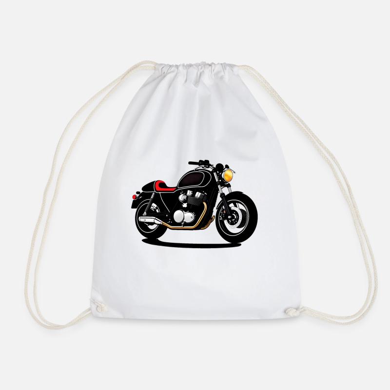 Motorrad Design - Turnbeutel - Weiß
