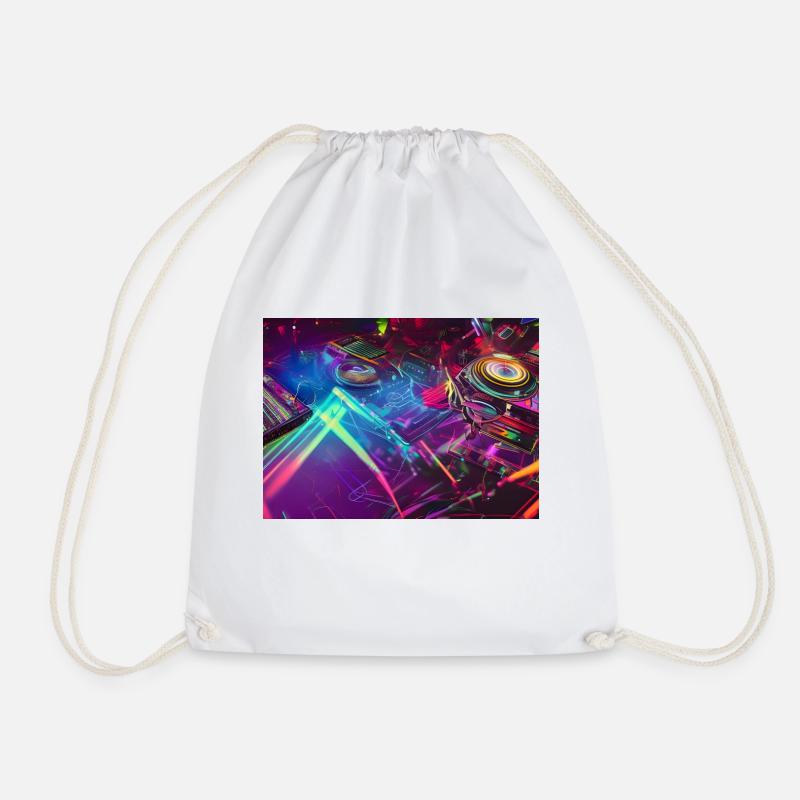 Within Electronic Dance Music - Drawstring Bag - white
