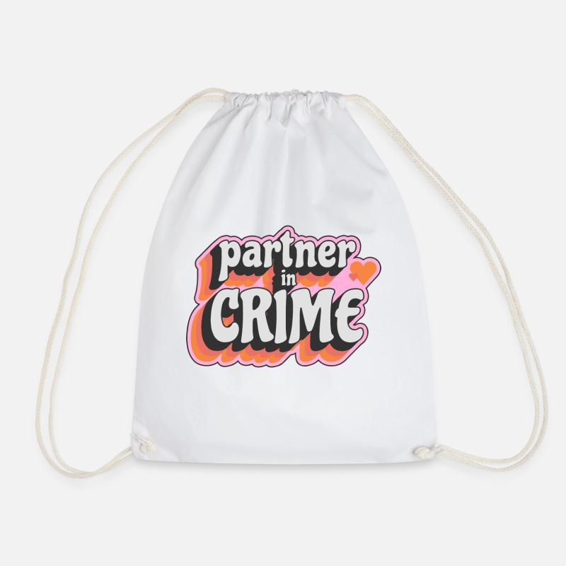 Partner in Crime Design - Turnbeutel - Weiß