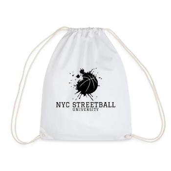 NYC Streetball University - alternative black - Turnbeutel - Weiß - Vorne