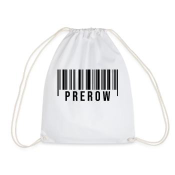Prerow Strichcode - Turnbeutel - Weiß - Vorne