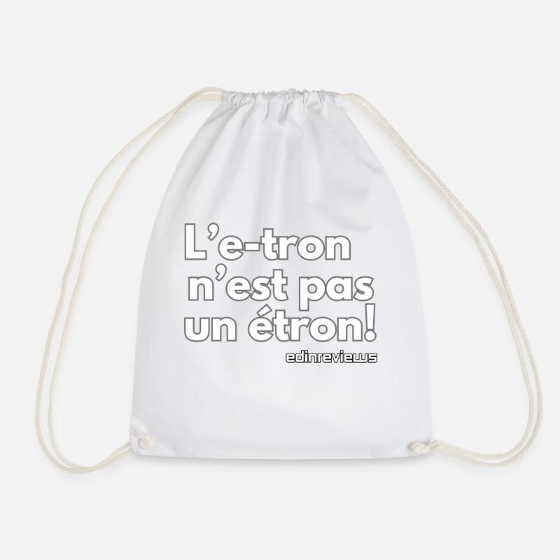 L'e-tron - Drawstring Bag - white