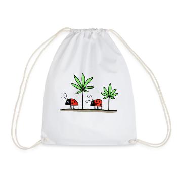 Lucky - Lucky Stoner - Drawstring Bag - white - Front