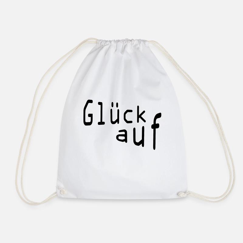 Glück auf - Turnbeutel - Weiß