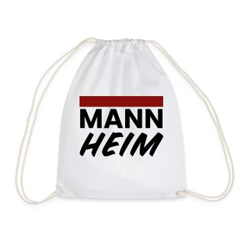 Mannheim Monnem - Turnbeutel - Weiß - Vorne