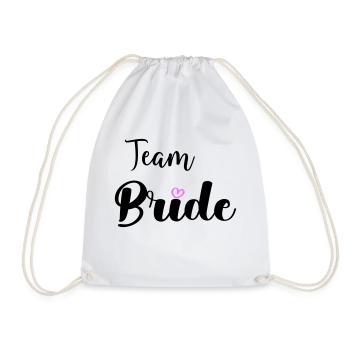 Mariée d’équipe - Sac de sport léger - blanc - Devant