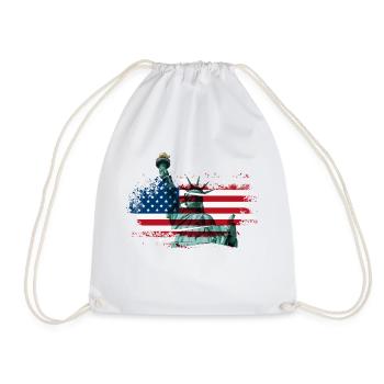 Mosaïque de la liberté : Édition Statue de la Liberté - Sac de sport léger - blanc - Devant