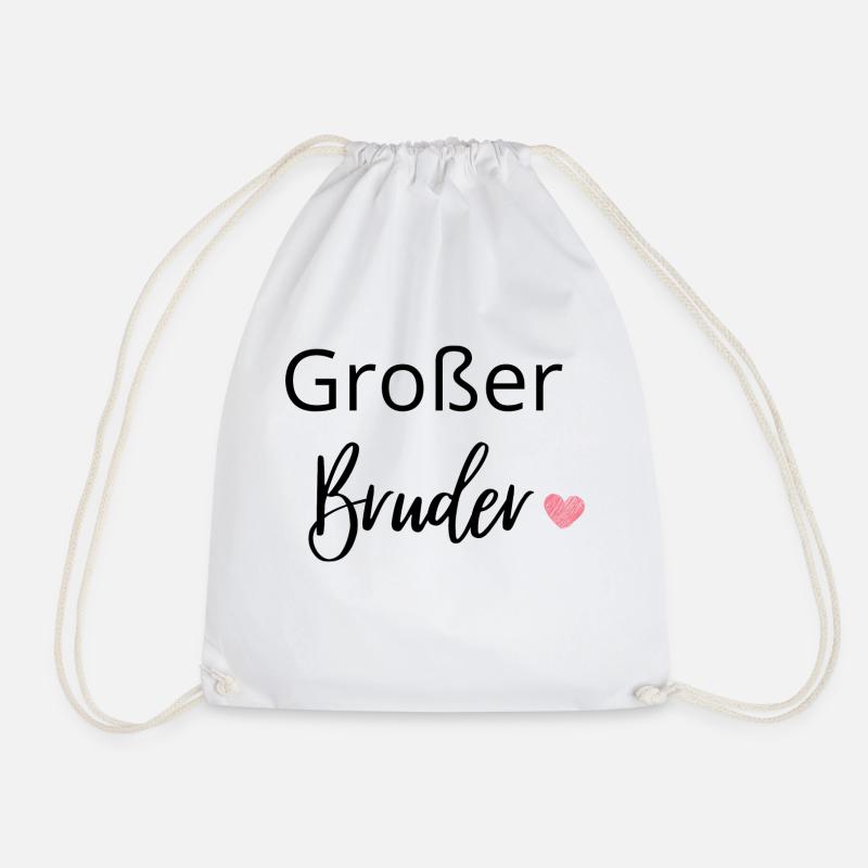 Großer Bruder - Turnbeutel - Weiß