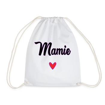 GRANNY. MOTHER'S DAY. HAPPY BIRTHDAY GRANDMA. I LOVE YOU - Drawstring Bag - white - Front