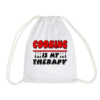 Cook - Drawstring Bag - white - Front