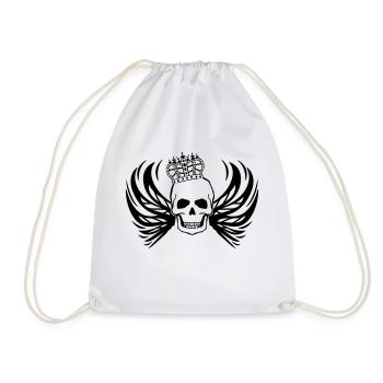 skull king - Turnbeutel - Weiß - Vorne