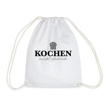Tablier de cuisine drôle - Sac de sport léger - blanc - Devant