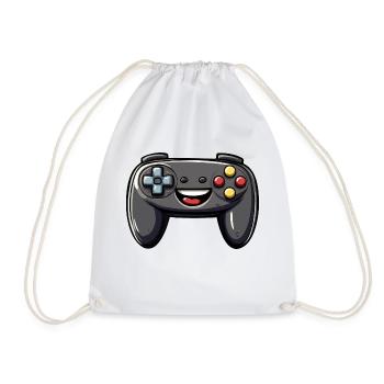 Manette amusante pour les joueurs - Sac de sport léger - blanc - Devant
