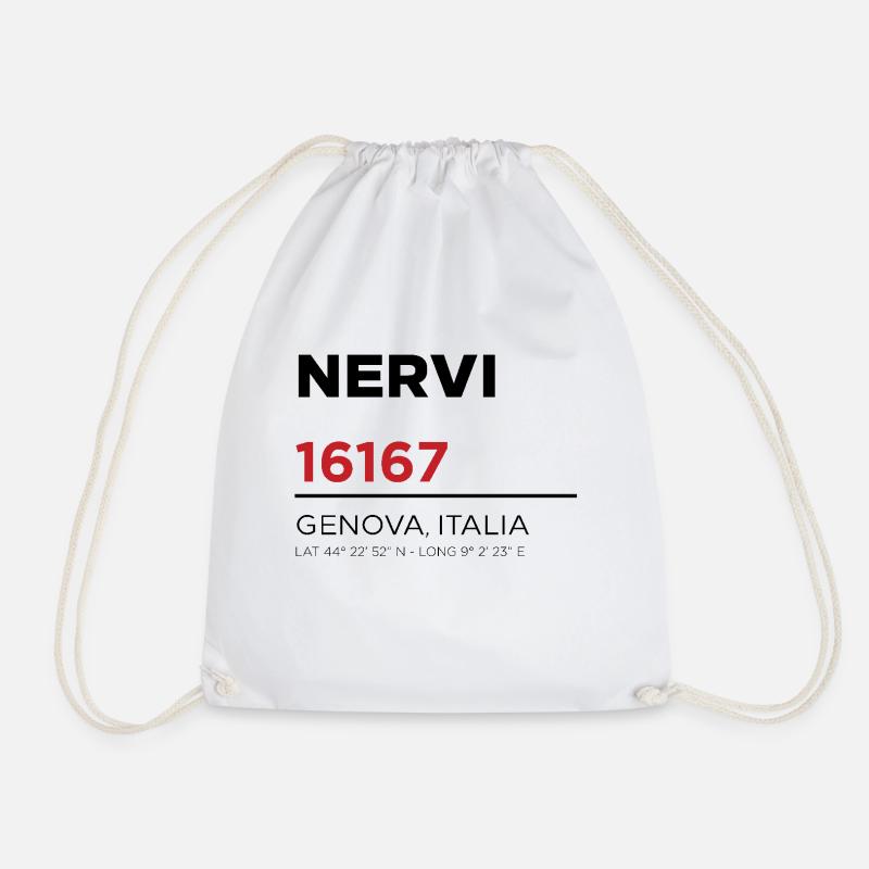 Nerves - Drawstring Bag - white