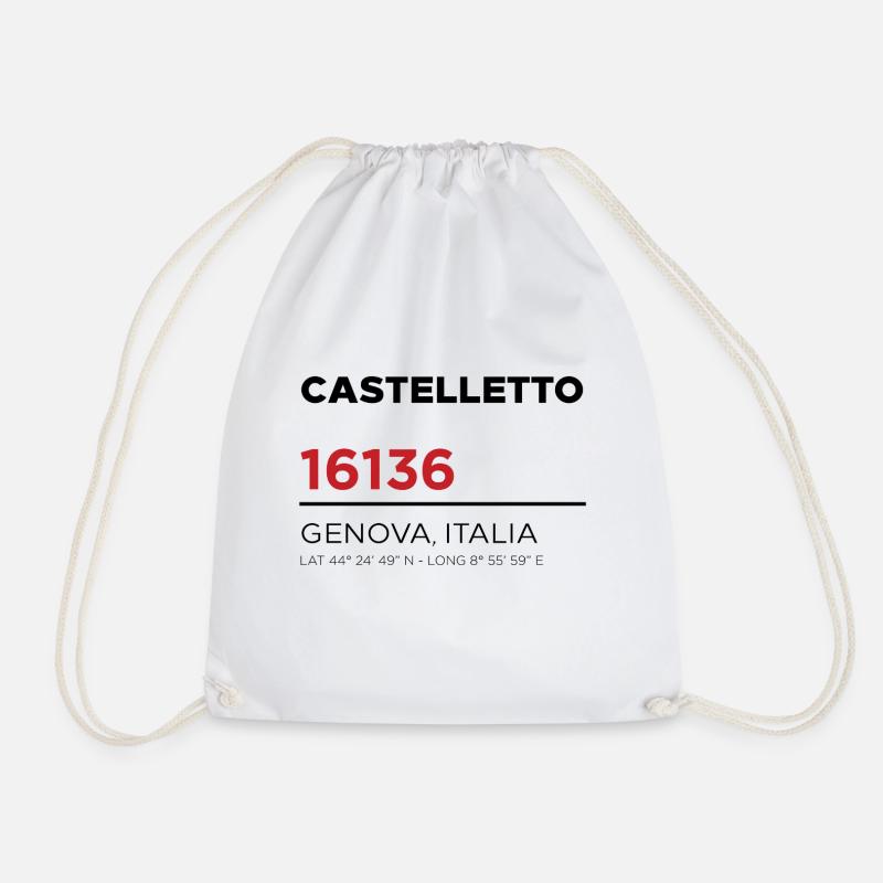 Castelletto 16136 - Drawstring Bag - white
