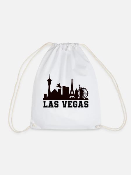 vegas skyline - Turnbeutel - Weiß