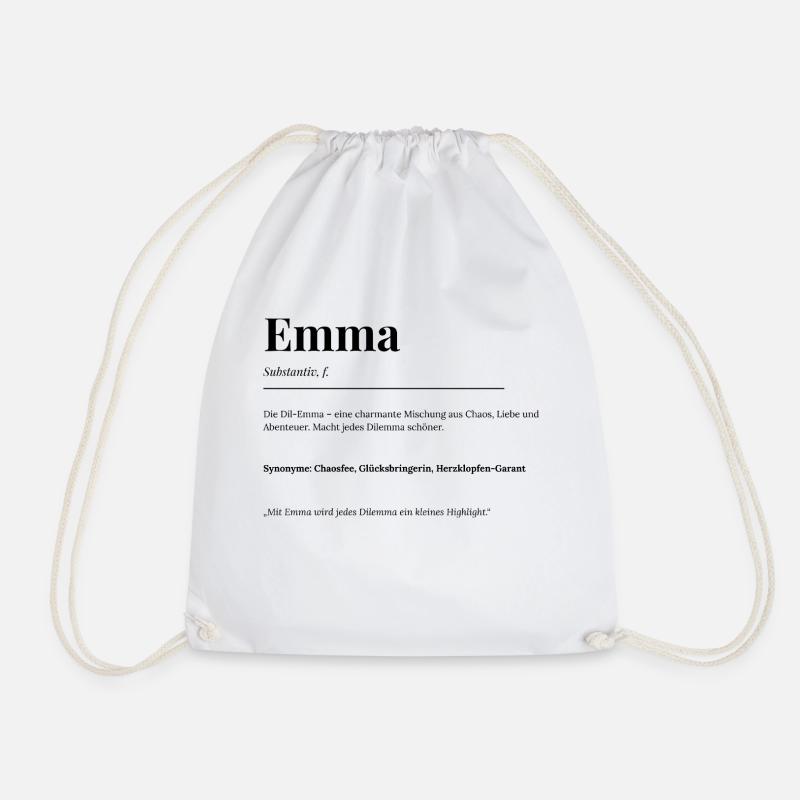 Emma - Turnbeutel - Weiß