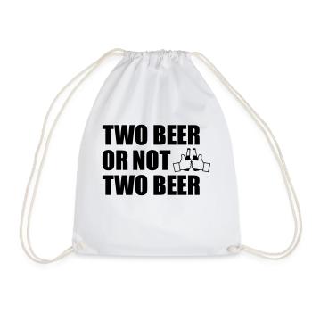 Two Beer Or Not two beer - Sac de sport léger - blanc - Devant
