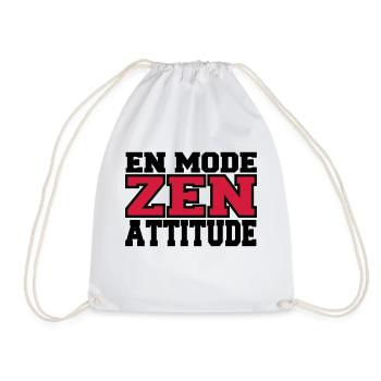EN MODE ZEN - Sac de sport léger - blanc - Devant
