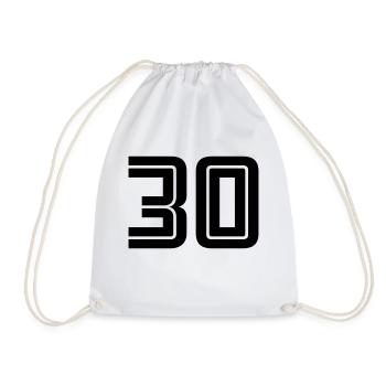 30 - Sac de sport léger - blanc - Devant